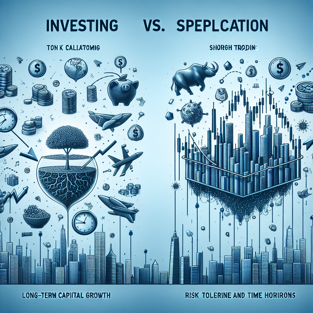 Investering vs. Spekulation: